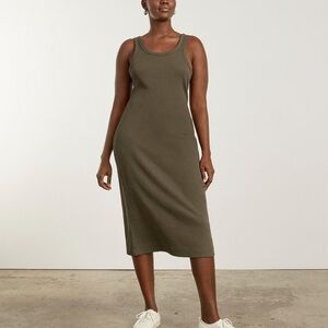 Everlane | The ’90s Rib Dress in Beech